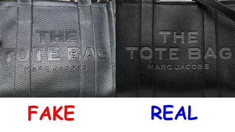 Marc Jacobs tote bag how to spot fake. Real vs fake The tote bag 